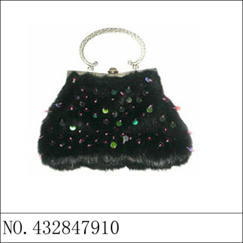 Faux Fur Sequin Embroidery Clutch Faux Fur Sequin Embroidery Clutch