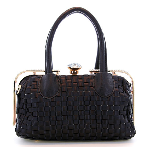 Top Carry Handles Buttrtfly Crystal Woven Bag Top Carry Handles Buttrtfly Crystal Woven Bag