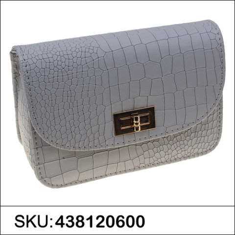 Croc-embossed Crossbody Bag Croc-embossed Crossbody Bag