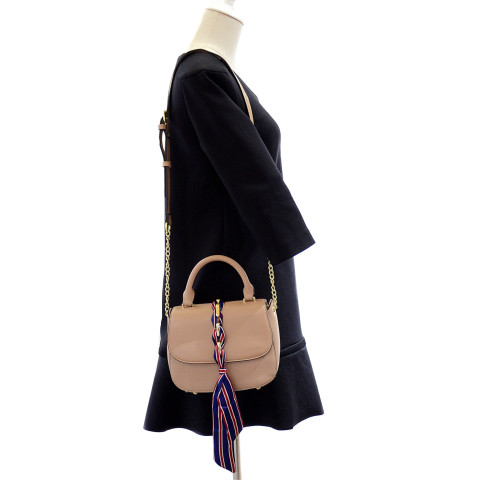 Ribbon Top Handle Satchel Ribbon Top Handle Satchel