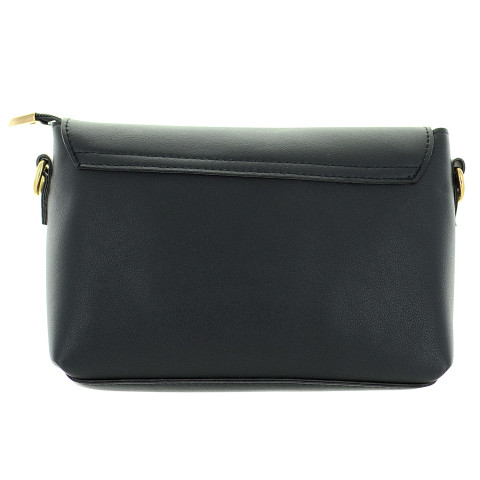 Love Heart Faux Leather Crossbody Bag