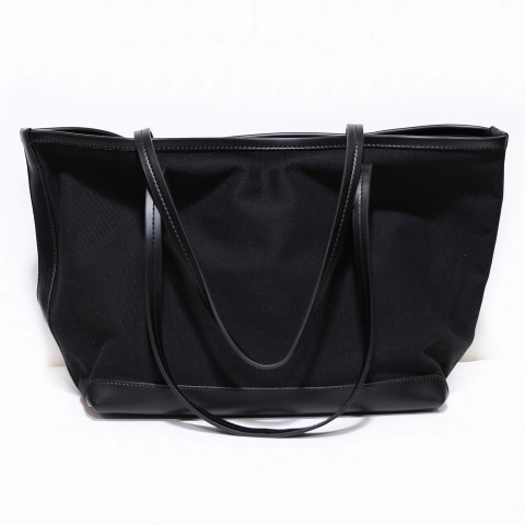 Canvas Open Top Tote with Drawstring Pouch Canvas Open Top Tote with Drawstring Pouch