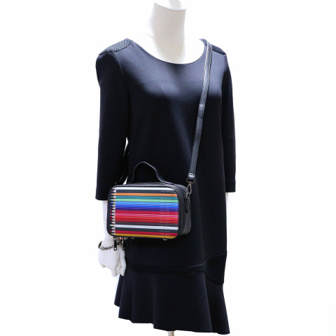 Color Pencil Top Handle Clutch Bag Color Pencil Top Handle Clutch Bag