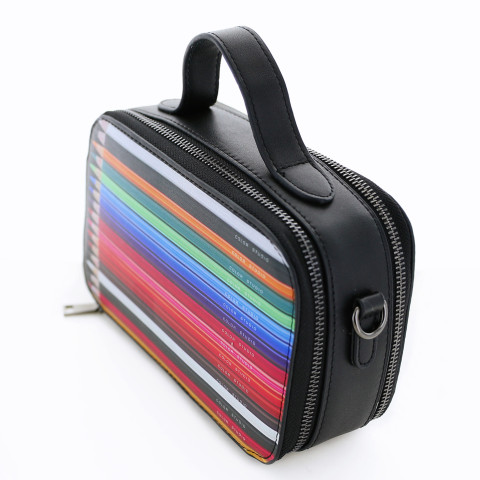 Color Pencil Top Handle Clutch Bag Color Pencil Top Handle Clutch Bag