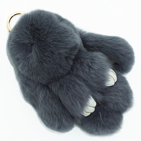 Genuine Rabbit Fur Bag Charm Genuine Rabbit Fur Bag Charm