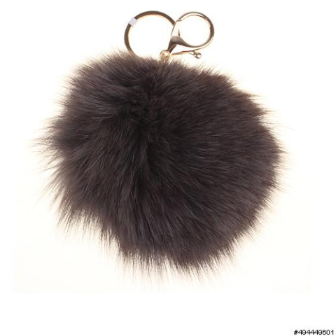 Genuine Fur Bubble Pom Pom Bag Charm Genuine Fur Bubble Pom Pom Bag Charm