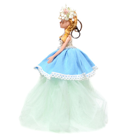 Pretty Doll In Victorian Style Dress Key Chain Pretty Doll In Victorian Style Dress Key Chain
