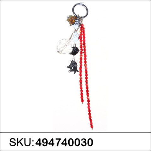 Happy Chicks Crystal & Beads Bag Charm. Happy Chicks Crystal & Beads Bag Charm.