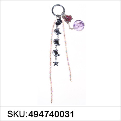 Happy Chicks Crystal & Beads Bag Charm. Happy Chicks Crystal & Beads Bag Charm.