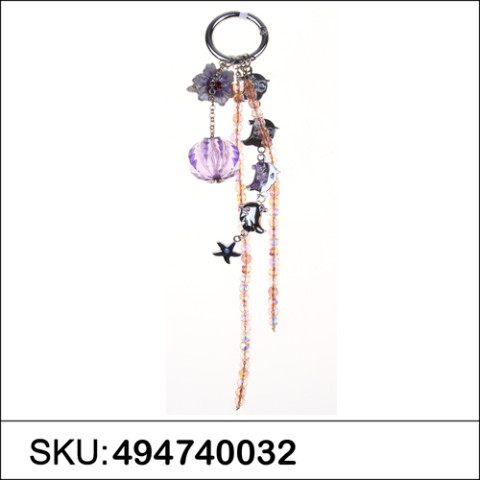 Happy Chicks Crystal & Beads Bag Charm. Happy Chicks Crystal & Beads Bag Charm.