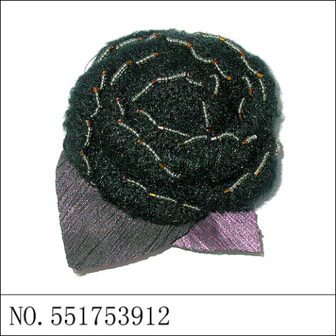 Brooch Black Brooch Black