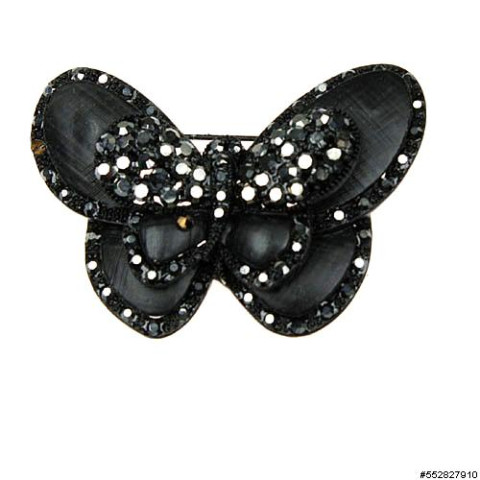 Brooch Black Brooch Black