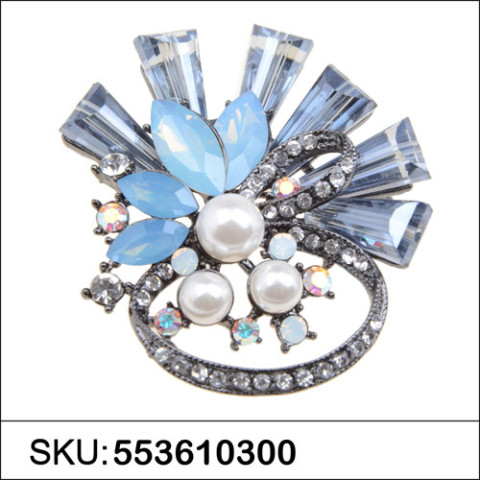 Brooch Blue Brooch Blue