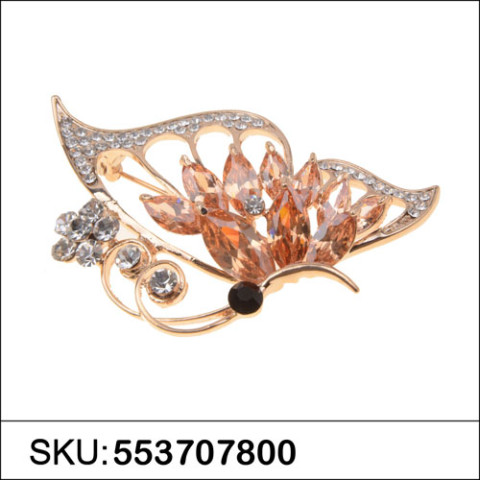 Brooch Brown Brooch Brown