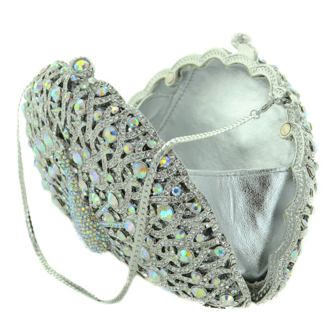 Crystal-Embellished Peaco, White Crystal-Embellished Peaco, White