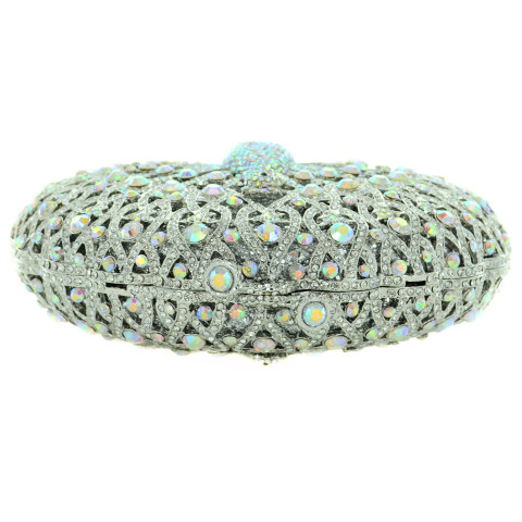 Crystal-Embellished Peaco, White Crystal-Embellished Peaco, White