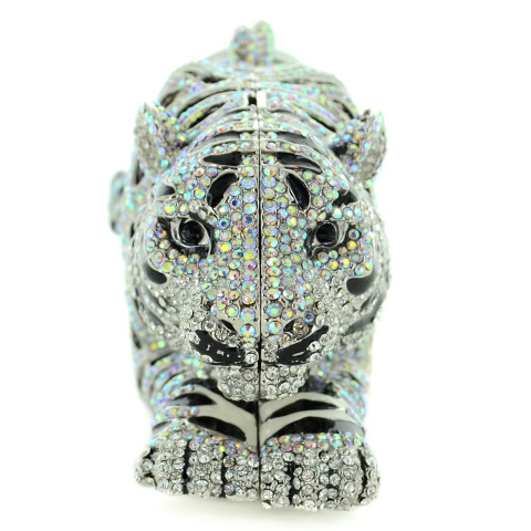 Crystal-Embellished Tiger Evening Clutch (Small) Crystal-Embellished Tiger Evening Clutch (Small)
