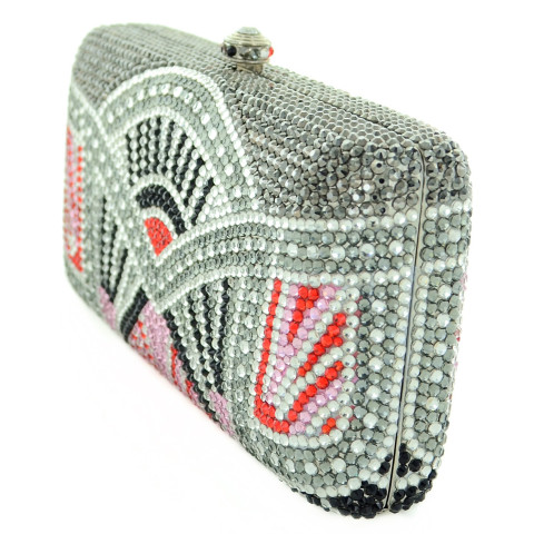 Crystal-Embellished Evening Clutch Crystal-Embellished Evening Clutch