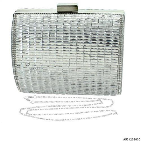 Evening Bag Silver Evening Bag Silver