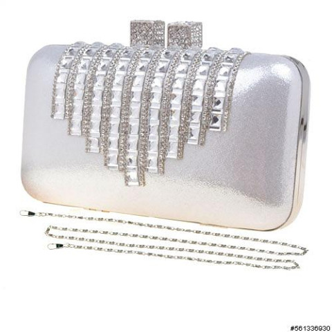Evening Bag Silver Evening Bag Silver