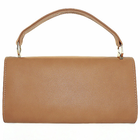 Elegant Feminine Top Handle Faux Leather Clutch Elegant Feminine Top Handle Faux Leather Clutch