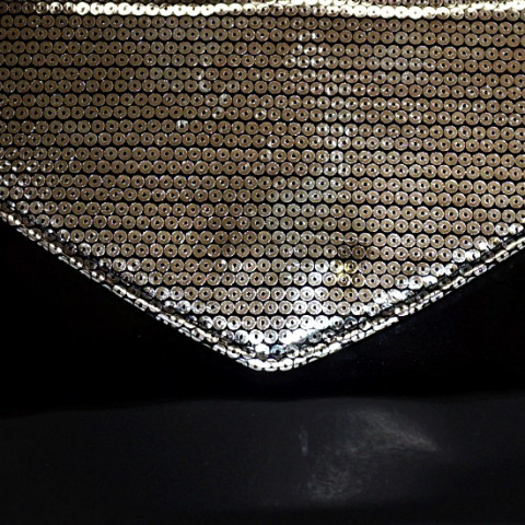 Metallic Faux Patent Leather Clutch Metallic Faux Patent Leather Clutch