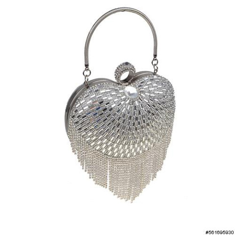 Evening Bag Silver Evening Bag Silver