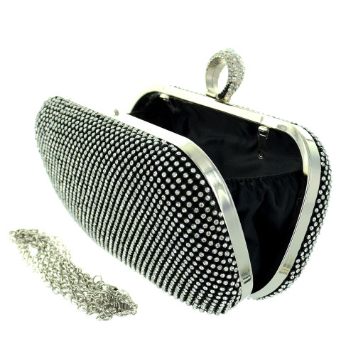 Dazzling Allover Rhinestone Ring Clutch Dazzling Allover Rhinestone Ring Clutch