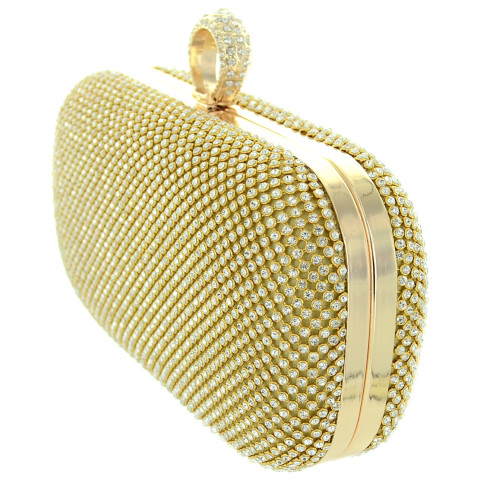 Dazzling Allover Rhinestone Ring Clutch Dazzling Allover Rhinestone Ring Clutch