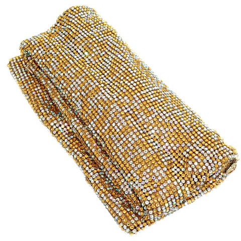 Sparkling Crystal Foldover Soft Pouch Sparkling Crystal Foldover Soft Pouch