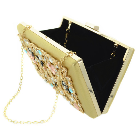Relief Crystal Deco Recta, Gold Relief Crystal Deco Recta, Gold