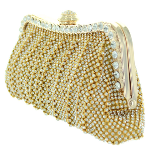 Dazzling Rhinestone Crystal Frame Clutch Dazzling Rhinestone Crystal Frame Clutch