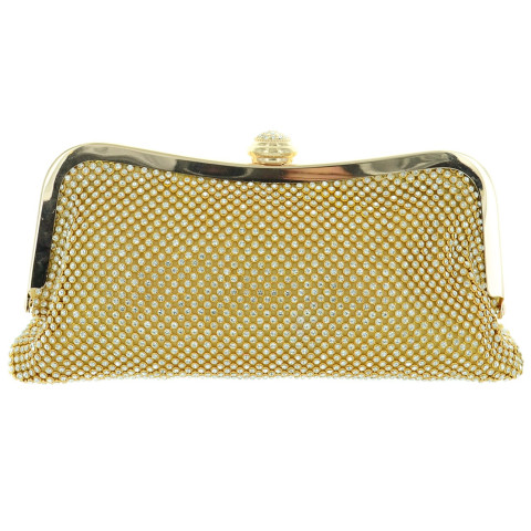 Dazzling Rhinestone Crystal Frame Clutch Dazzling Rhinestone Crystal Frame Clutch