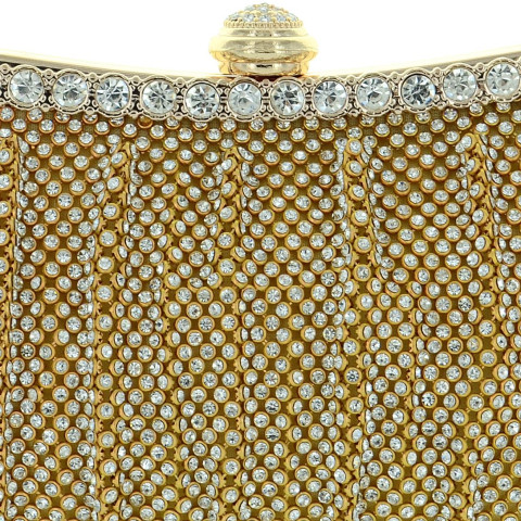 Dazzling Rhinestone Crystal Frame Clutch Dazzling Rhinestone Crystal Frame Clutch