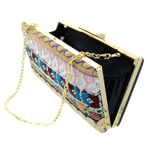 Sequins-Embroidered Clutch Sequins-Embroidered Clutch