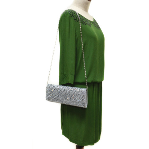 Sparkling Crystal Shimmering Clutch Sparkling Crystal Shimmering Clutch