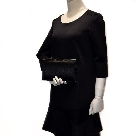 Chic Satin Frame Clutch Chic Satin Frame Clutch