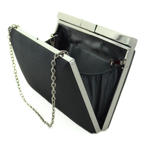 Chic Satin Frame Clutch Chic Satin Frame Clutch
