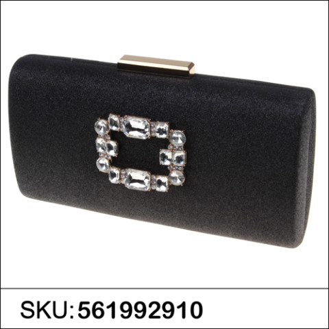 Crystal Buckle Glitter Clutch Crystal Buckle Glitter Clutch