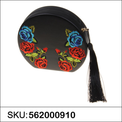 Floral Embossed Faux Leather Clutch Floral Embossed Faux Leather Clutch