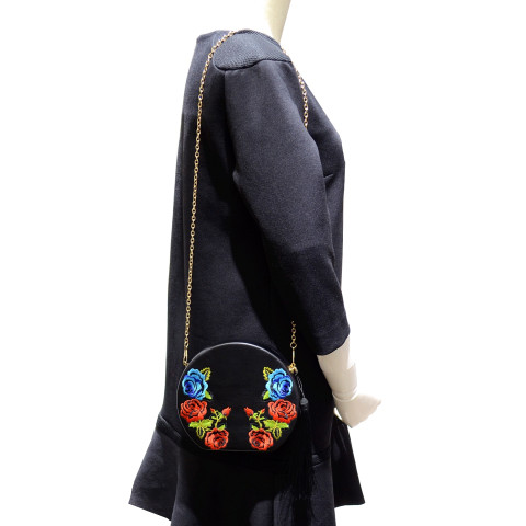 Floral Embossed Faux Leather Clutch Floral Embossed Faux Leather Clutch