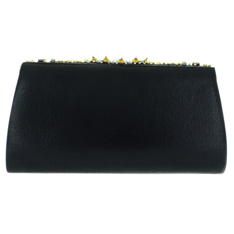 Ornate Handmade Embroidered Crystal Clutch Ornate Handmade Embroidered Crystal Clutch