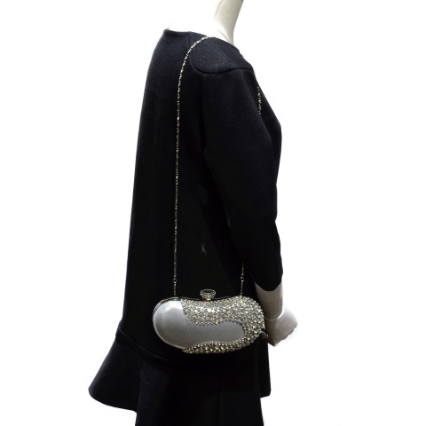 Crystal Beans Shape Clutch Crystal Beans Shape Clutch