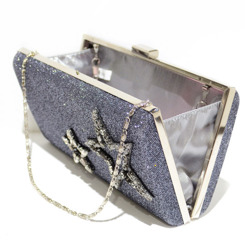 Crystal Star Glitter Clutch Crystal Star Glitter Clutch