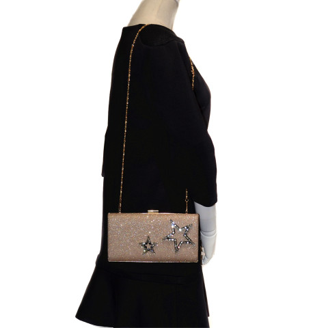 Crystal Star Glitter Clutch Crystal Star Glitter Clutch