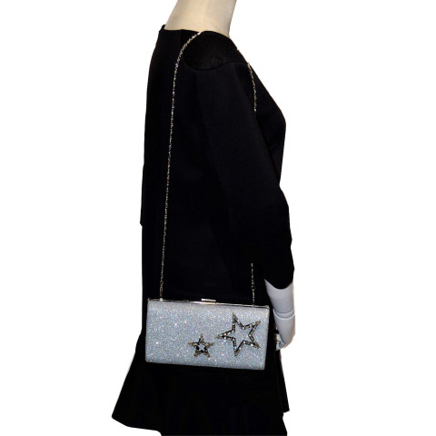 Crystal Star Glitter Clutch Crystal Star Glitter Clutch