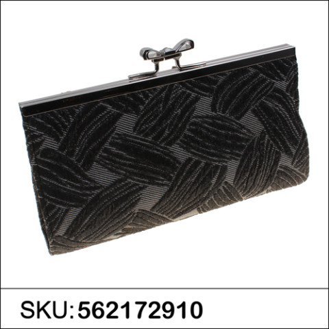 Crystal-embellished Bow Top Palm Clutch Crystal-embellished Bow Top Palm Clutch