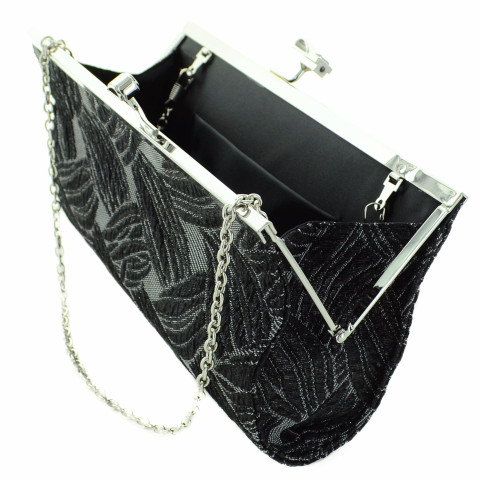 Crystal-embellished Bow Top Palm Clutch Crystal-embellished Bow Top Palm Clutch