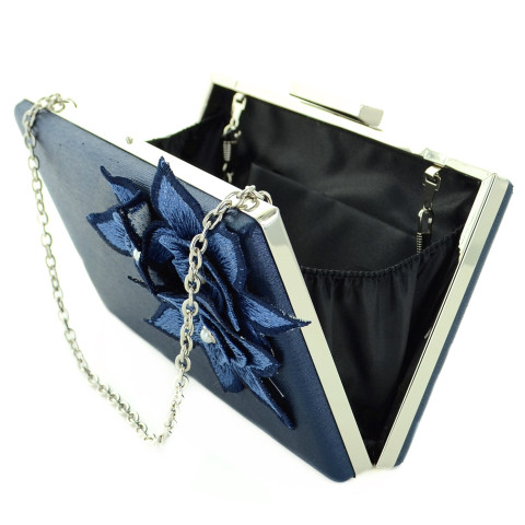 Elegant Flower-embellished Clutch Elegant Flower-embellished Clutch