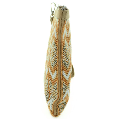 Crystal & Beaded Wristlet Clutch Crystal & Beaded Wristlet Clutch